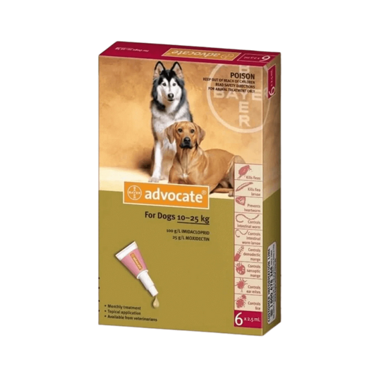 ADVOCATE (10-25KG) DOG SPOT ON - Animeal