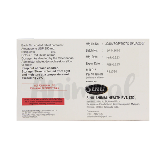 ATAVON TABLET 250MG - Animeal
