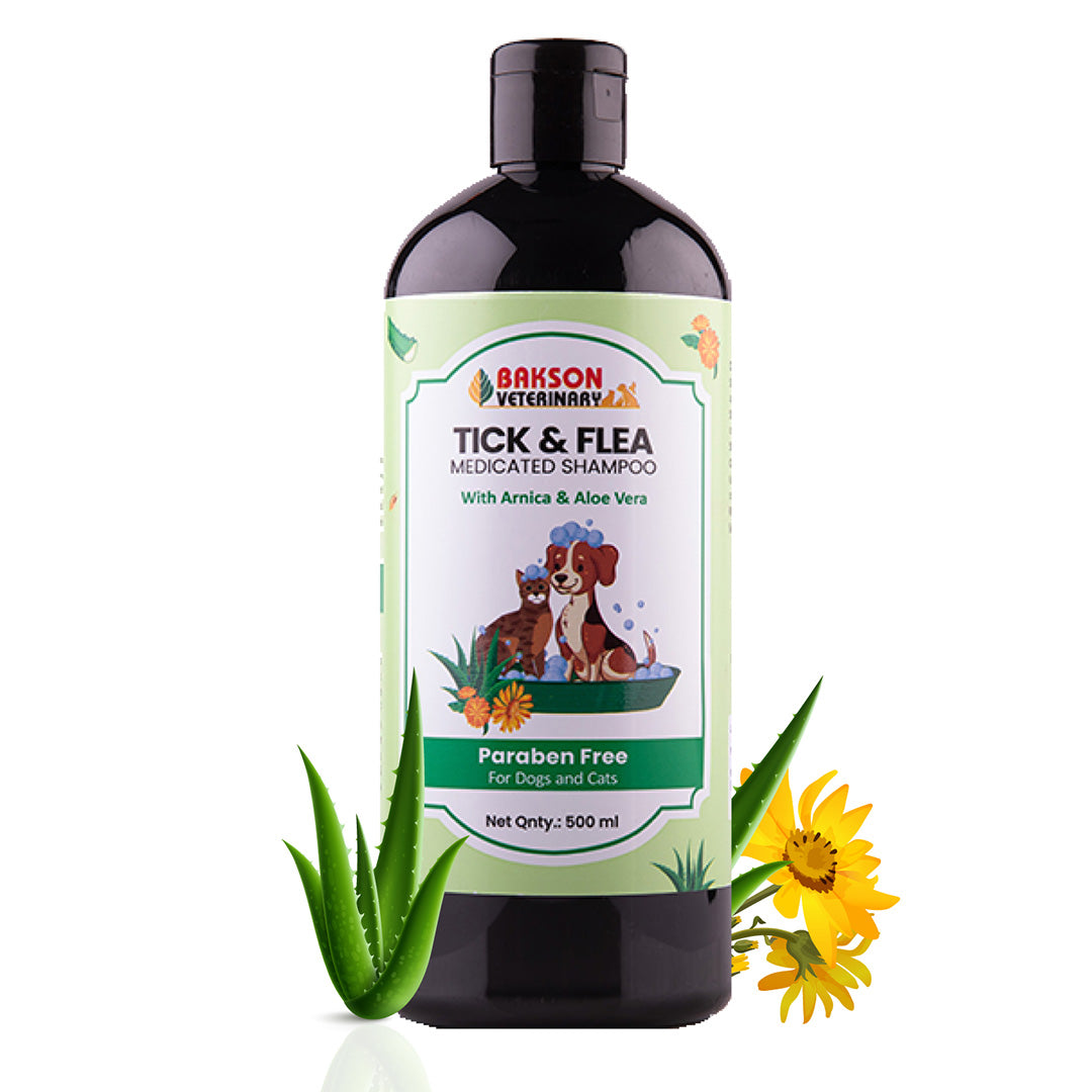 Bakson Veterinary TICK & FLEA SHAMPOO