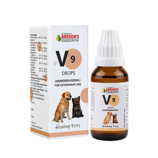 Bakson Veterinary V-9(Hemorrhiidal Drops)