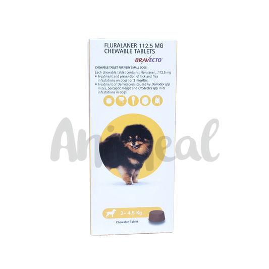 BRAVECTO (2-4.5KG) DOG TABLET - Animeal