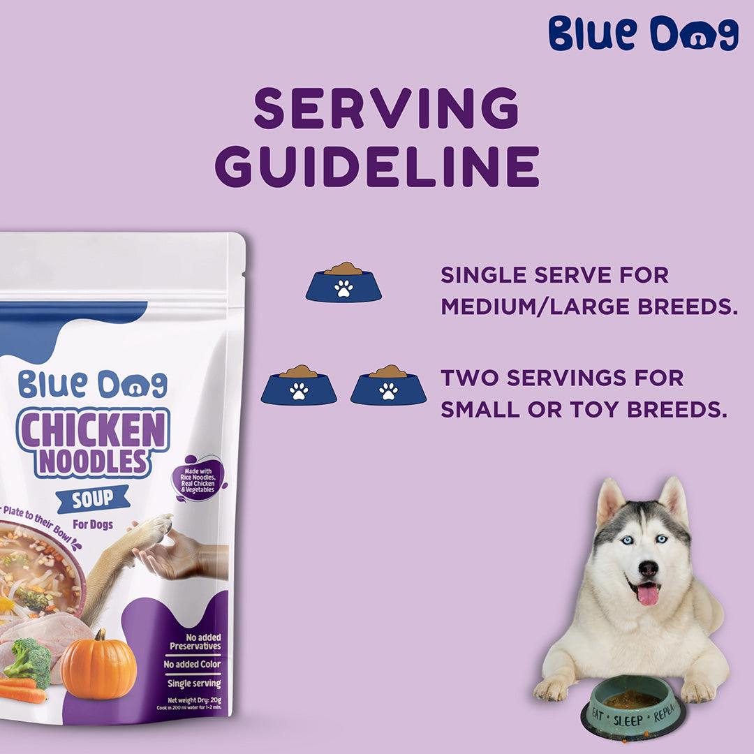 Bluedog Chicken Noodles Instant Soup