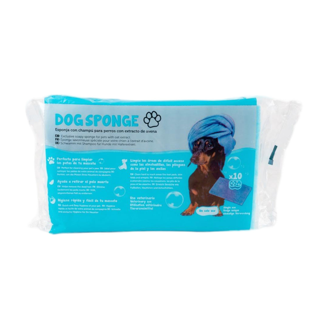 Bluedog Dogsponge Instant Bath & Paw Cleaning Sponge For Dogs (10 Sheets Inside) Pack Of 1