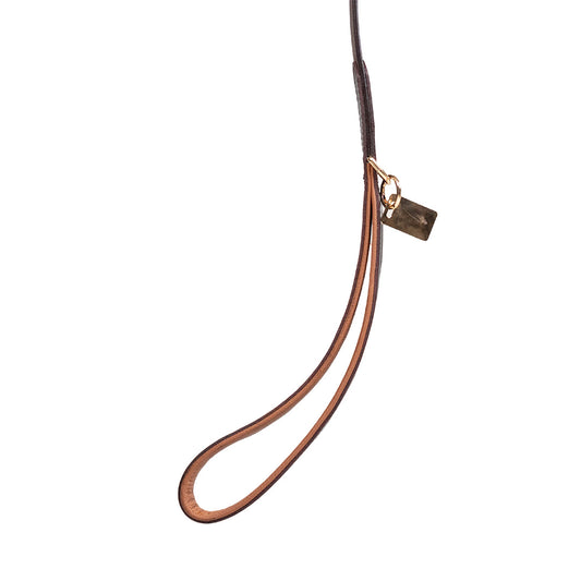Bruni Boi City Boi Brown Leather Dog Leash