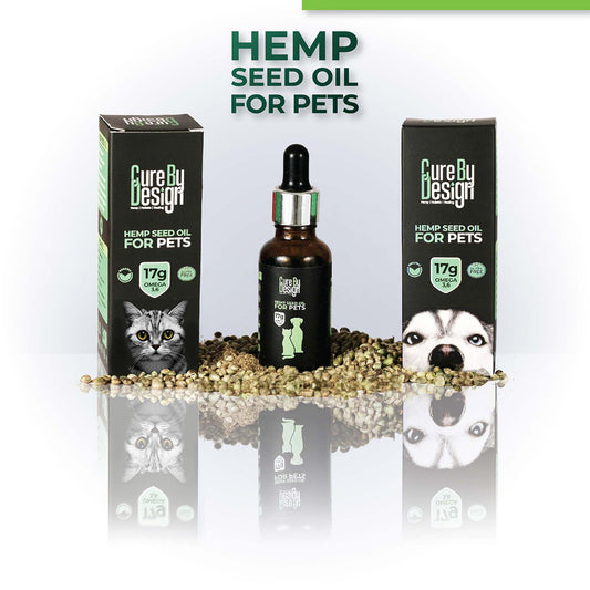 Cure By Design Hemp Seed Oil for Dogs & Cats | 30ml