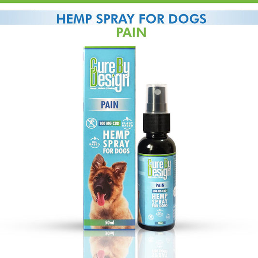 Cure By Design Hemp Spray for Dogs | Pain Relief