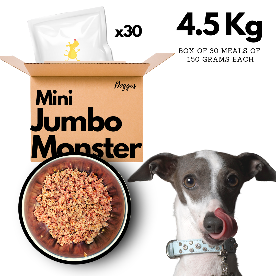 Doggos Real Fresh Adult Dog Food Monthly Pack for Small and Medium Breeds 4.5 Kg (30 meals x 150g)