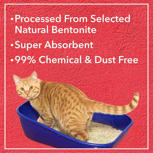 Drools Clumping Lavender Fragrance Cat Litter (For multiple cats), 10kg