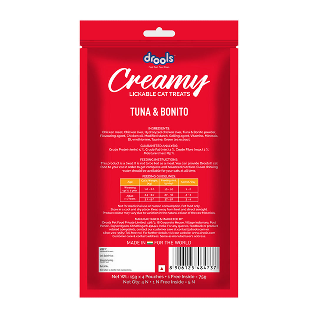 Drools Creamy Tuna & Bonito 5 Sticks