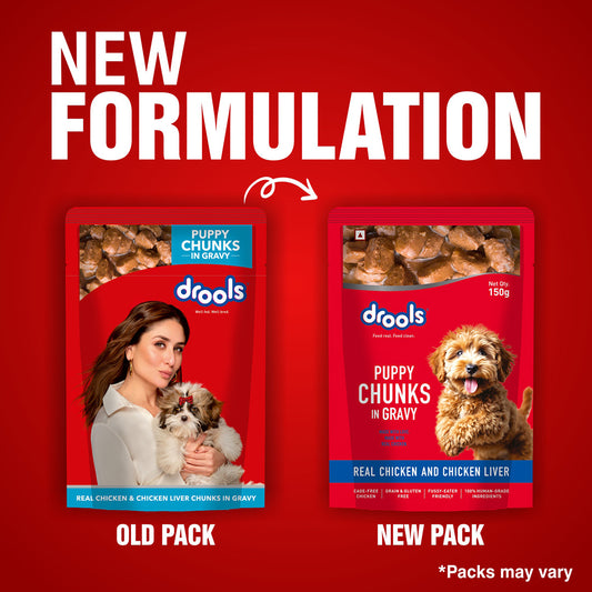Puppy Chicken Chunks Gravy 60g (10+2)Pc