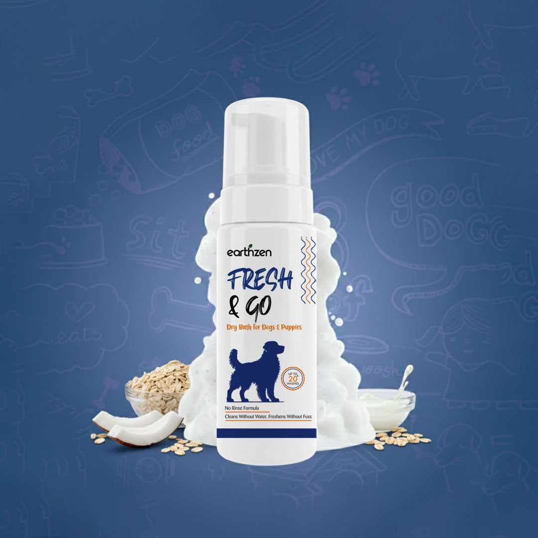Earthzen Fresh & Go Dry Shampoo Dog | 150ml