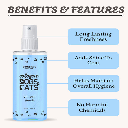 Chelsea's Velvet Splash Cologne for Dogs & Cats