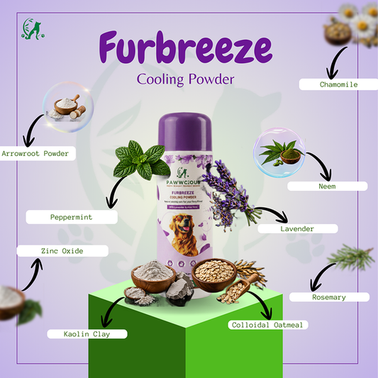Pawwcious FurBreeze Cooling Powder