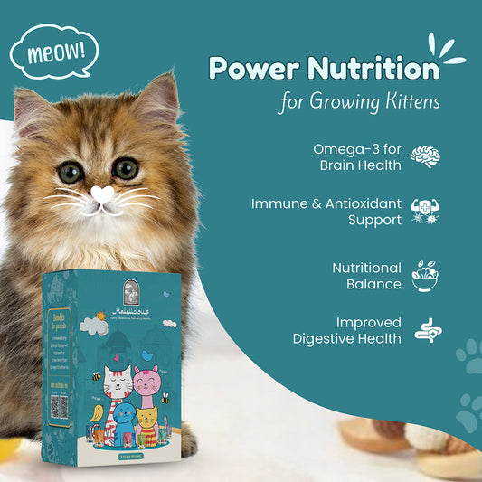 Halalicious Kitten Trial Pack Cat Wet Food | Tuna & Sardine Flavours | 80g x Pack of 6