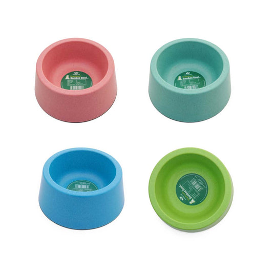 Healing Leaf Bamboo Bowl | Sky Blue