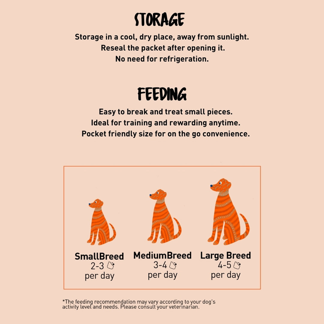 Homiee & Ginger Homiee & Ginger | Jerky Bar | Air Dried Treat For Dogs | Chicken