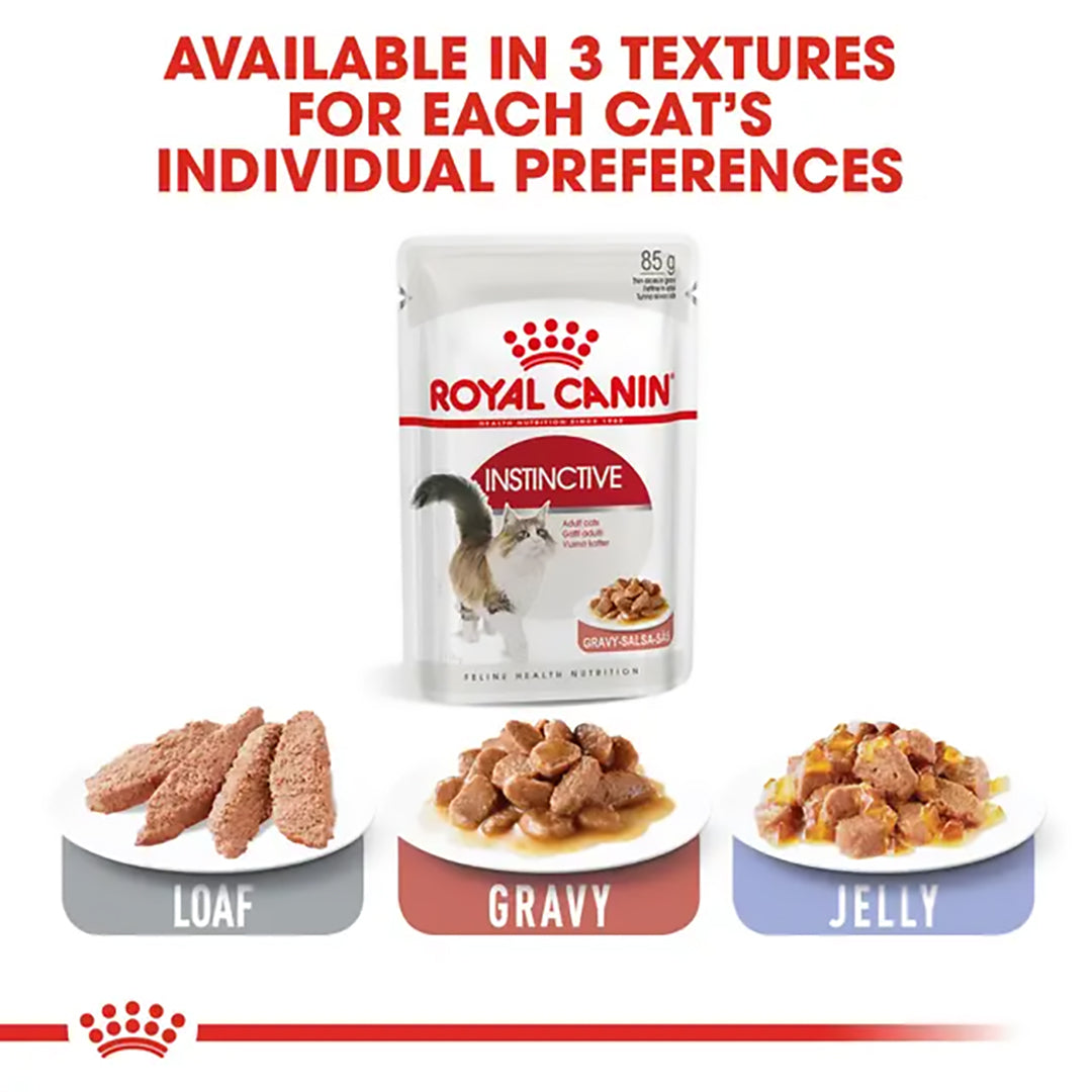 Royal Canin Instinctive Adult Cat Food, 1.02 Kg, Wet Food, Supports Optimal Nutrition for Adult Cats, Promotes Digestive Health