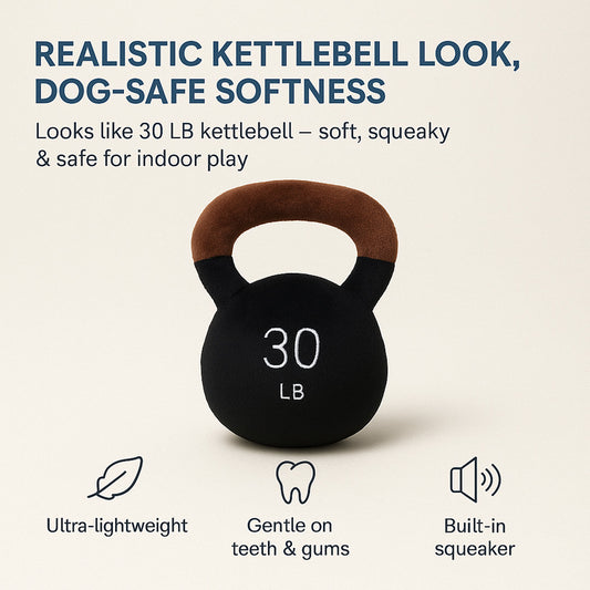 Talking Dog Club KettleBell - Plush Toy for Dogs