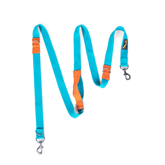Let's Wag Multi purpose Dog Leash - Cobalt Blue