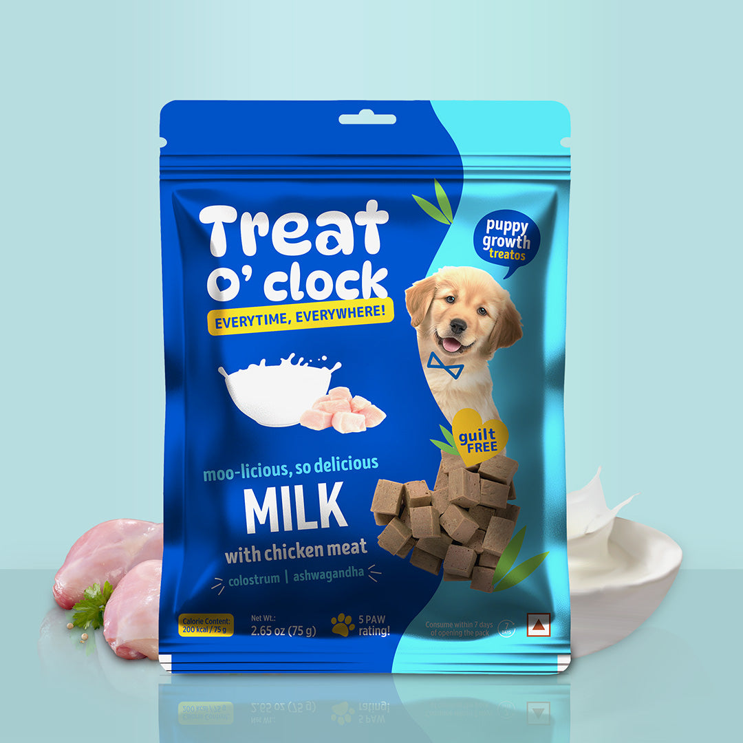 Pet natural remedies Treat o clock (milk)