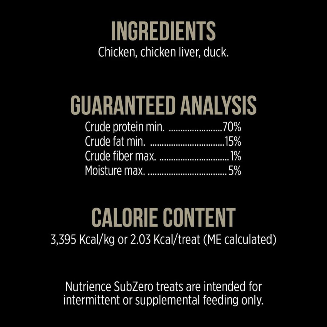 Nutrience Cat Freeze dried Chicken, Liver & Duck Treat- 30g