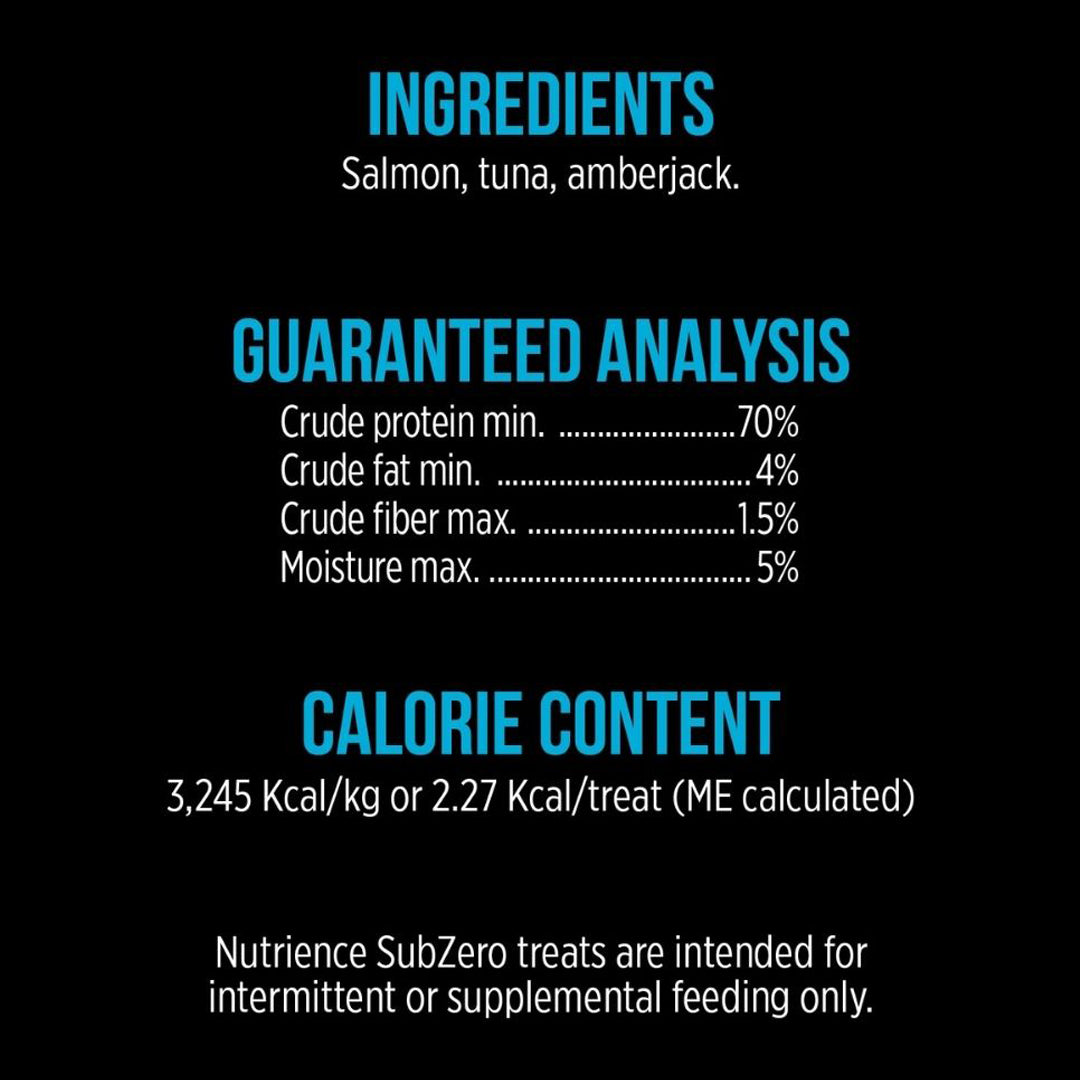 Nutrience Dog Freeze dried Salmon Tuna & Ambarjack Treat 70g