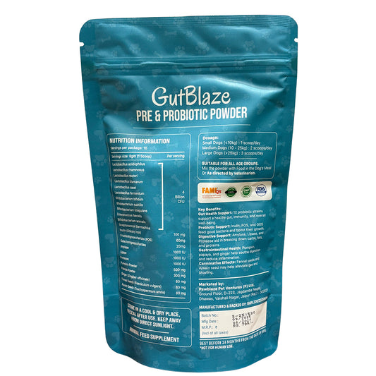 PawBlaze Gutblaze(Pre-Probiotics Powder)