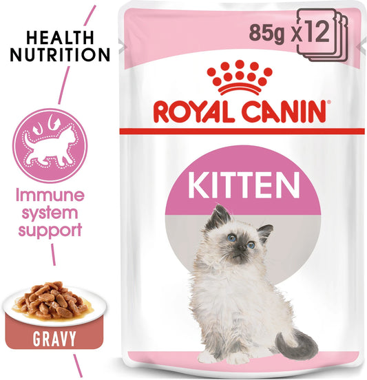Royal Canin Kitten Food, 1.02 Kg, Wet Food, Supports Immune System & Brain Development, Promotes Healthy Growth
