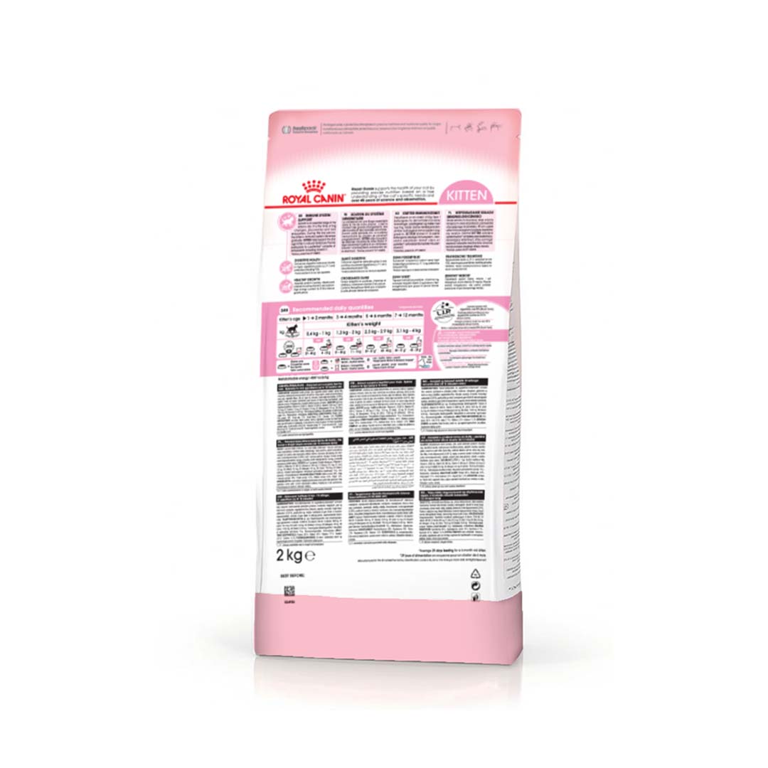 Royal Canin Kitten Food, 2 Kg, Dry Food, Supports Immune System & Brain Development, Promotes Healthy Growth