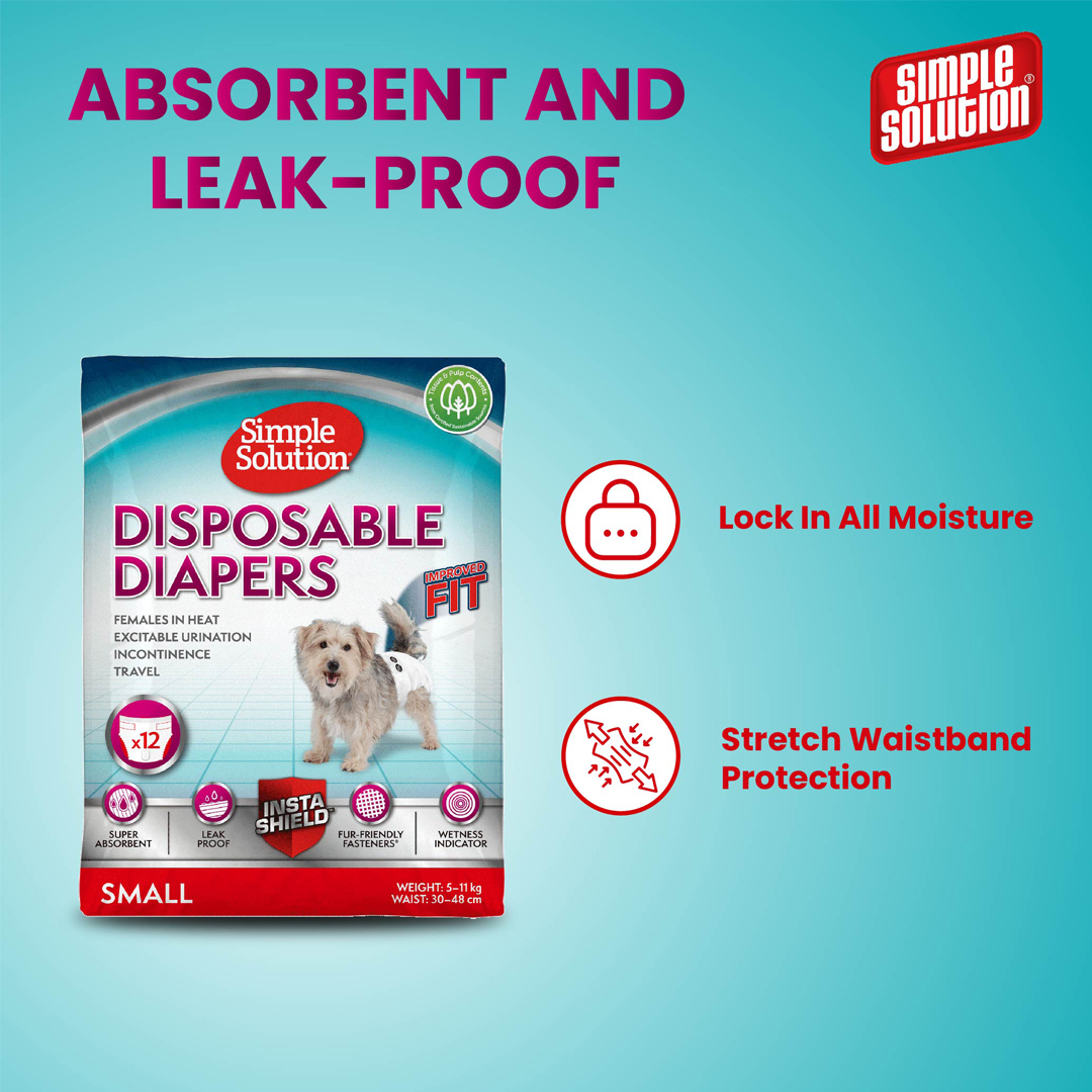 Simple Solution Disposable Diapers Small: 30-48cm, 12pcs