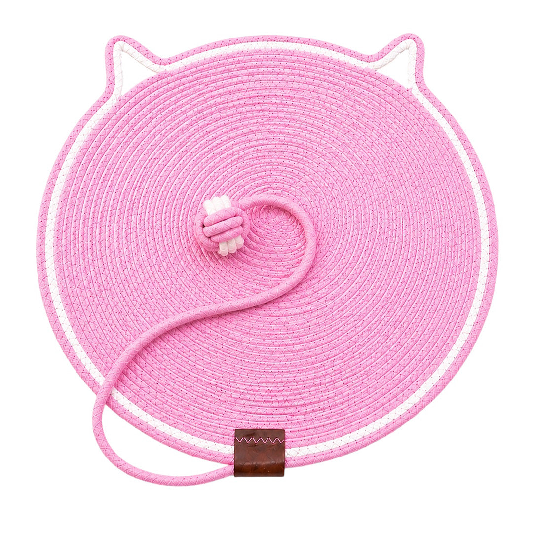 Talking Dog Club Talking Dog Club - Cat Rope Mat - Pink