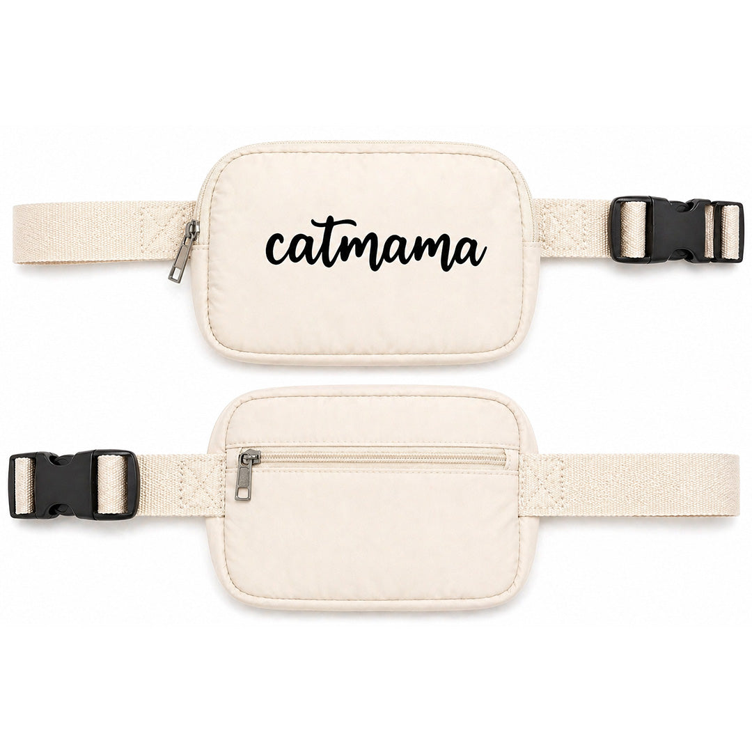 Talking Dog Club Talking Dog Club - Catmama Crossbody Treat & Walk Bag - Cream