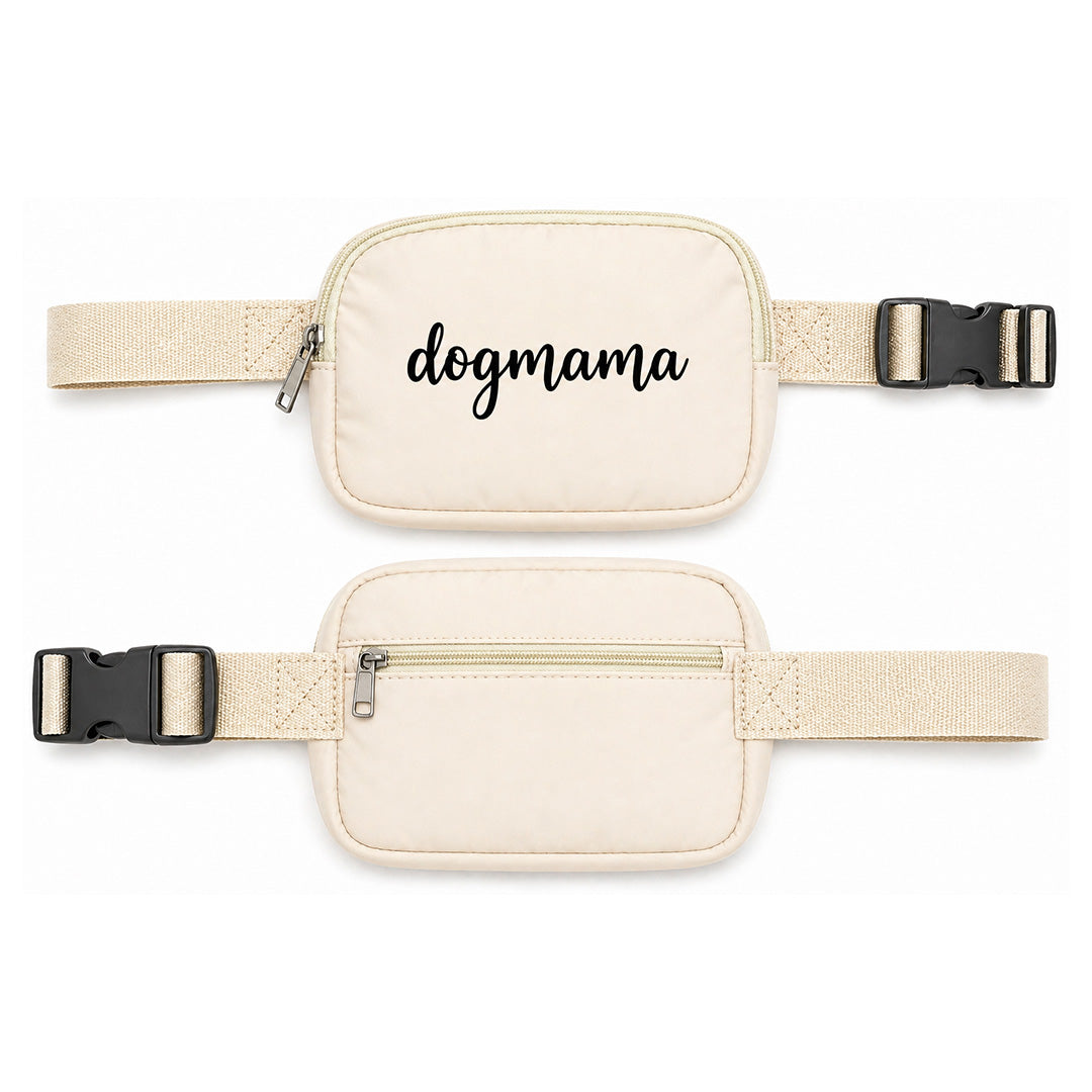 Talking Dog Club Talking Dog Club - Dogmama Crossbody Treat & Walk Bag - CREAM