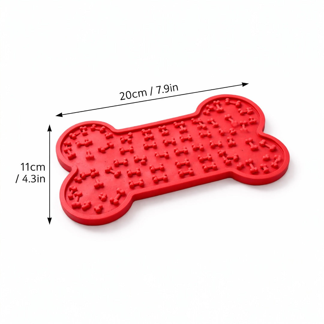 Talking Dog Club Talking Dog Club - Lickable - Bone Shape Lick Mat