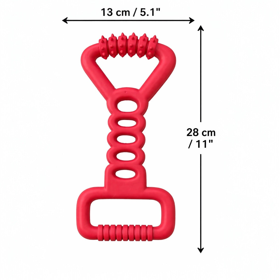 Talking Dog Club Talking Dog Club - Sturdy - Tug Off - Natural Rubber Toy