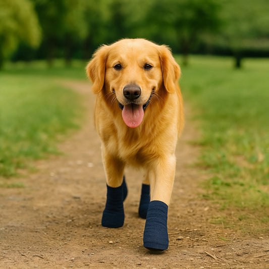 Talking Dog Club Cover them Paws - Self Adhesive Wraps - Navy