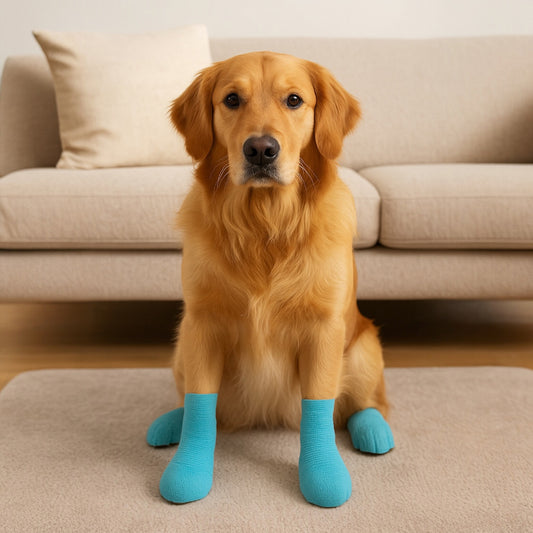 Talking Dog Club Cover them Paws - Self Adhesive Wraps - Sky Blue