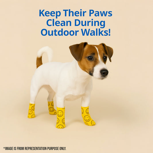 Talking Dog Club Cover them Paws - Self Adhesive Wraps - Smiley