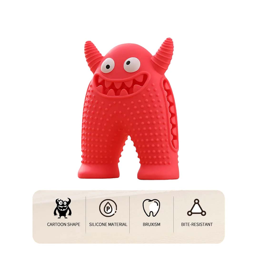 Talking Dog Club Monster Tough Rubber Chew Toy - Pink