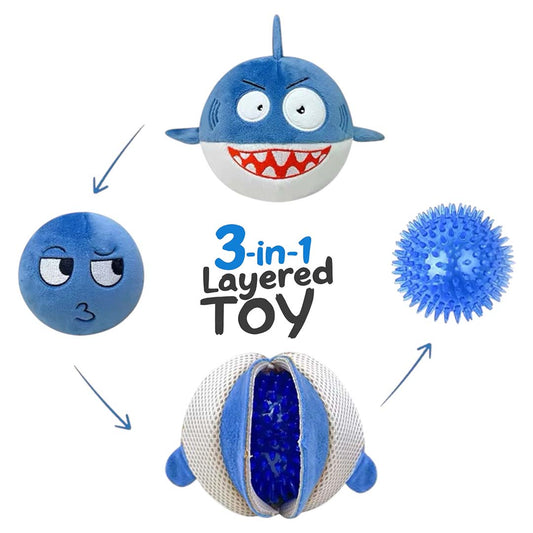 Talking Dog Club Pop-a-Shark Bouncy Toy