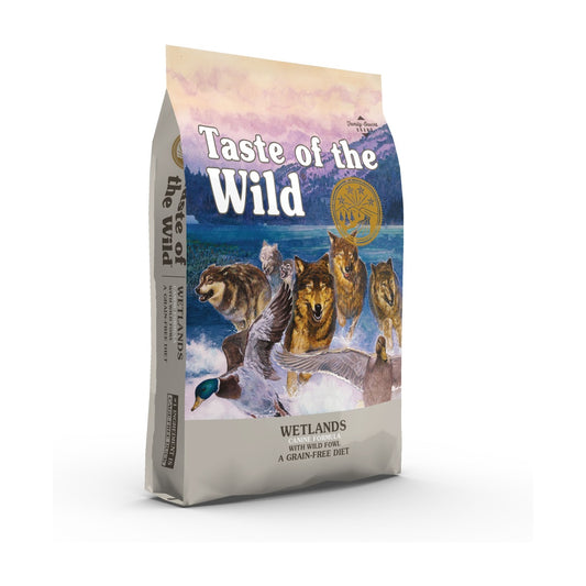 Taste of the Wild Dry Dog Food Wetlands Canine (Wild Fowl) 5.6-Kg