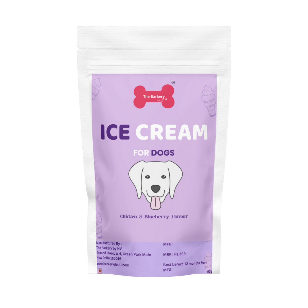 The Barkery by NV Chicken and Blueberry Ice Cream Mix for Dogs |90g