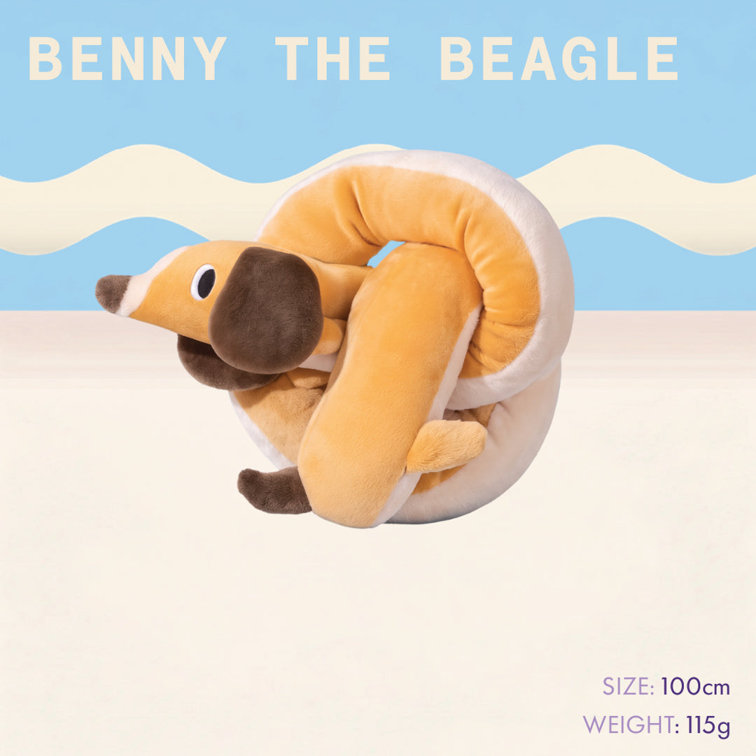 Two & a Half Tails Benny the Beagle Plush Toy