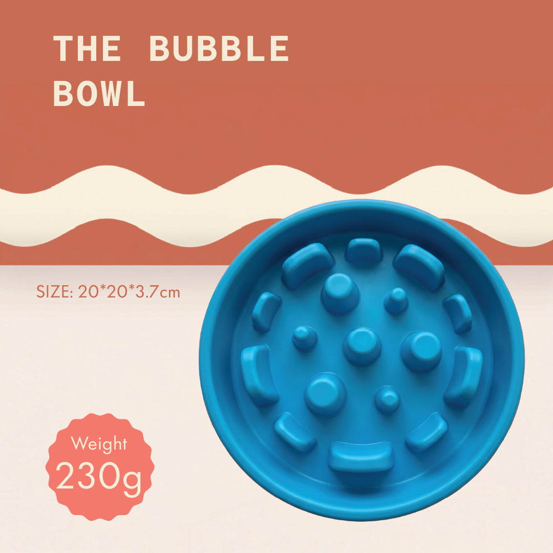 Two & a Half Tails Bubble Bowl Slow Feeder