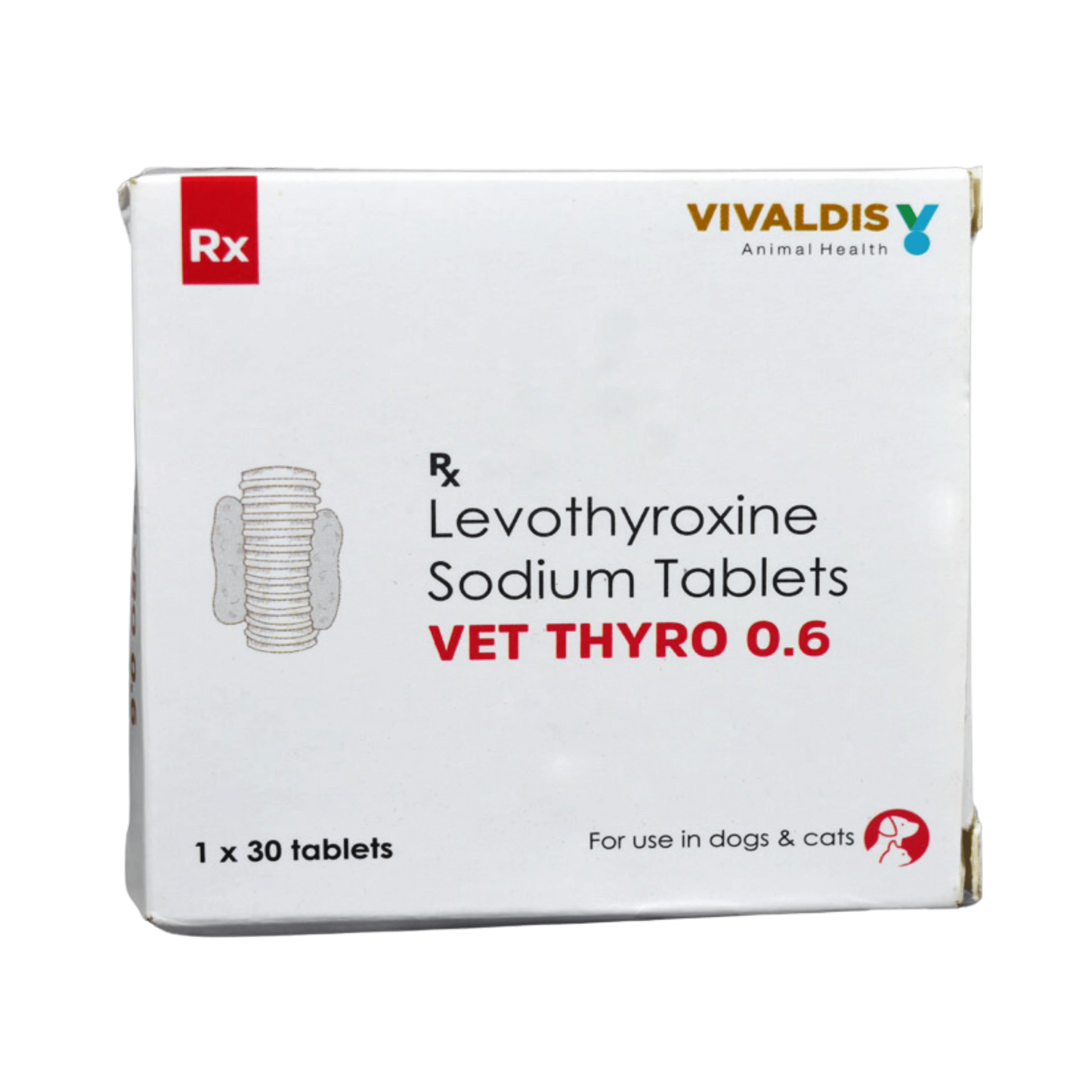 VET THYRO 0.6MG TABLET [30 TAB] - Animeal