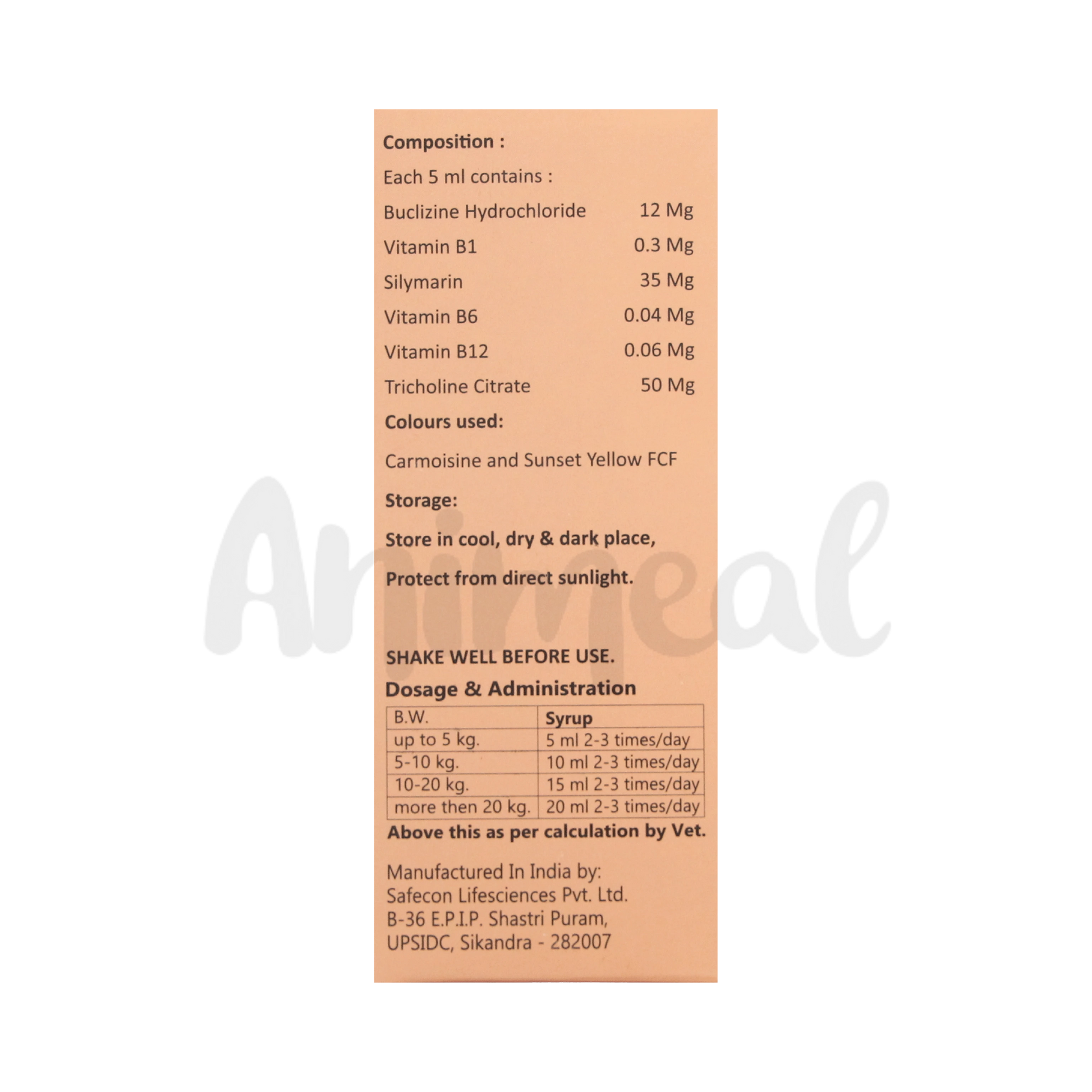 APTIFAST PET LIQUID - Animeal
