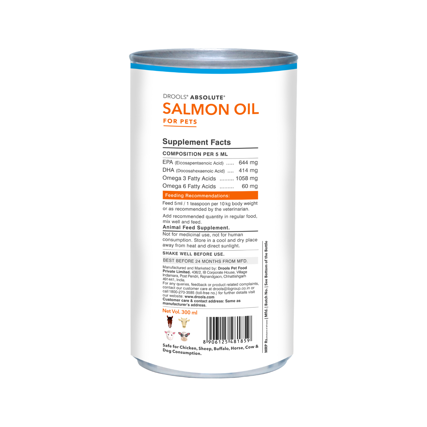 ABSOLUTE SALMON OIL (L) - Animeal