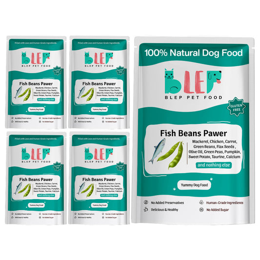 BLEP Fish Beans Dog Wet Food Trial Pack | 100g | 5 Pack