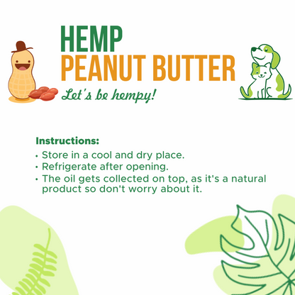 Healing Leaf Hemp Peanut Butter