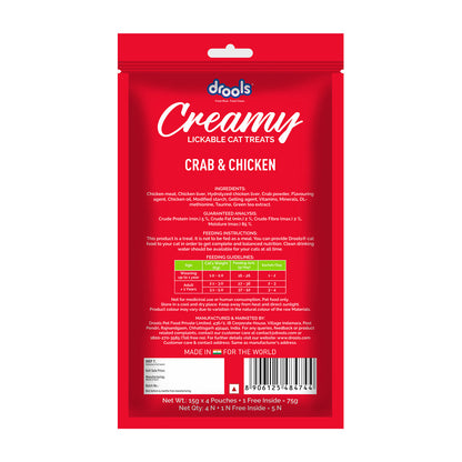 Drools Creamy Crab & Chicken 5 Sticks